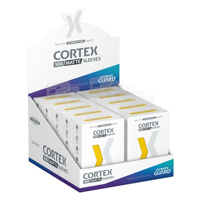 Ultimate Guard Cortex ærmer Matte standardstørrelse (100) - Gul
