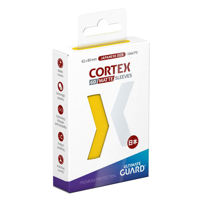 Ultimate Guard Cortex Sleeves Matte japansk størrelse (60) - Gul