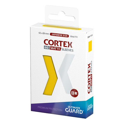 Ultimate Guard Cortex Sleeves Matte japansk størrelse (60) - Gul