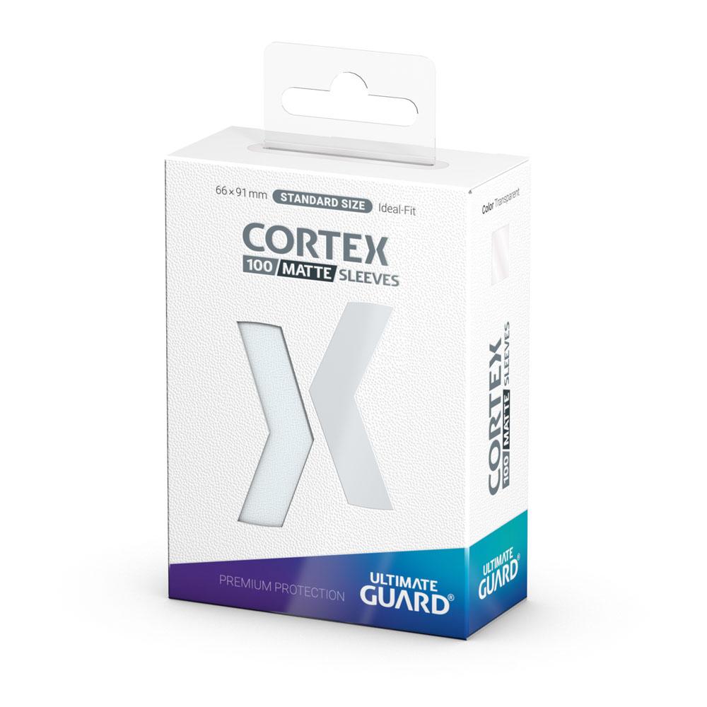 Ultimate Guard Cortex ærmer Matte standardstørrelse (100) - Gennemsigtig