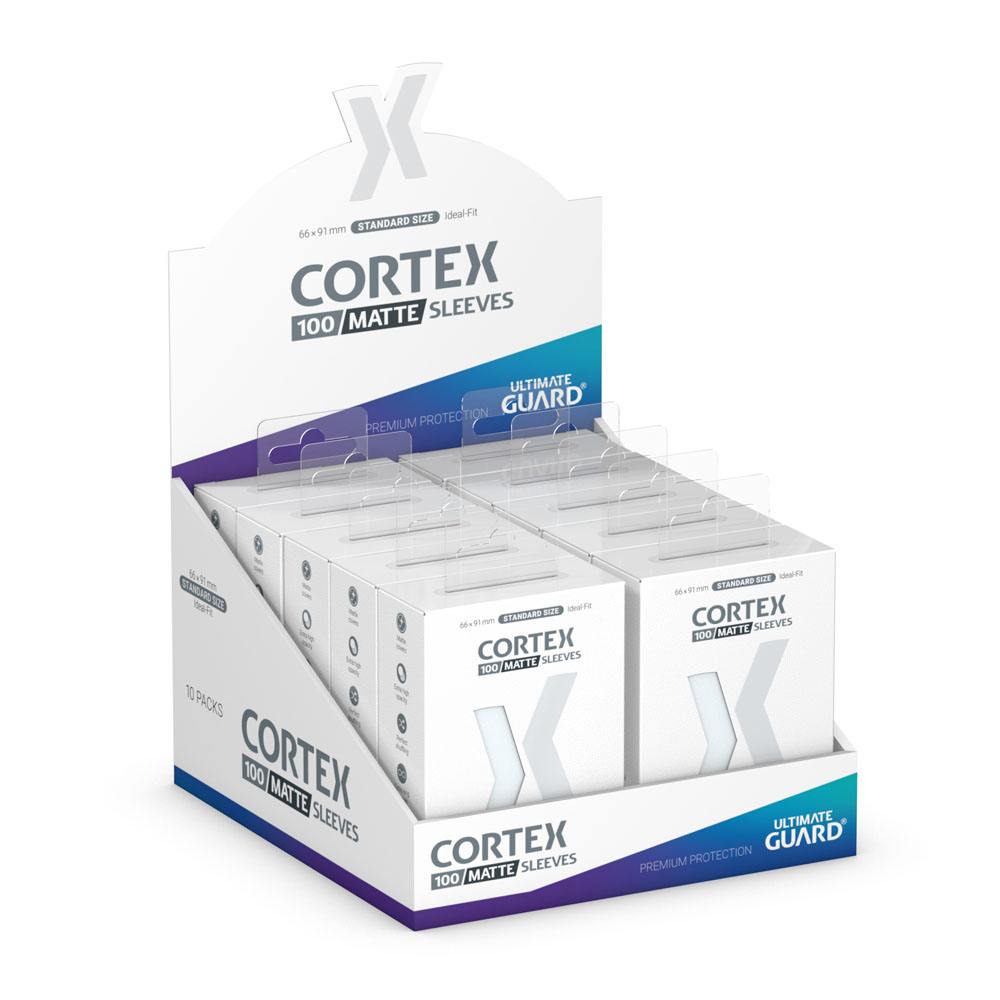 Ultimate Guard Cortex ærmer Matte standardstørrelse (100) - Gennemsigtig