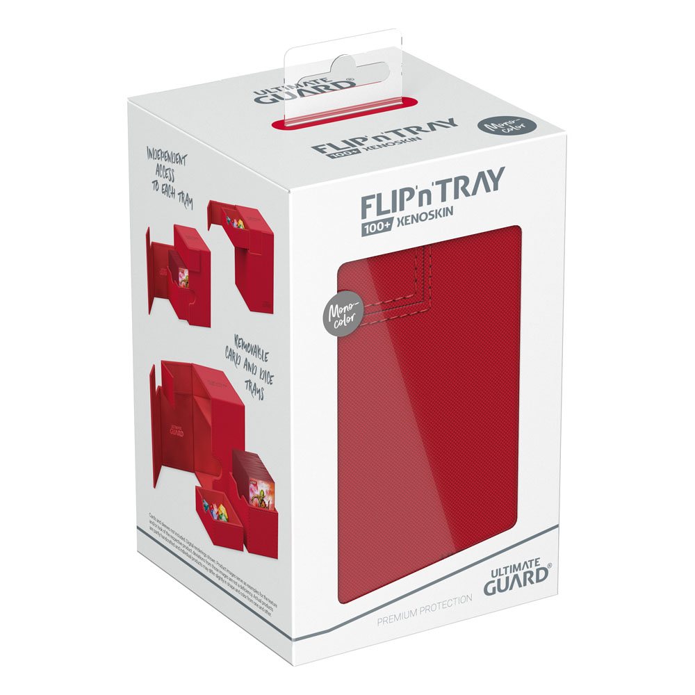 Ultimate Guard Flip'n'tray 100+ Xenoskin - Rood