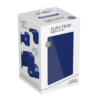 Ultimate Guard Flip`n`Tray 100+ XenoSkin Monocolor Blauw