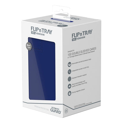 Ultimate Guard Flip`n`Tray 100+ XenoSkin Monocolor Blauw