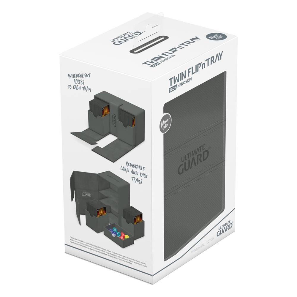 Ultimate Guard Twin Flip'n'tray 160+ Xenoskin - siva