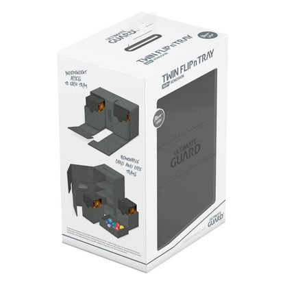 Ultimate Guard Twin Flip'n'tray 160+ Xenoskin - siva