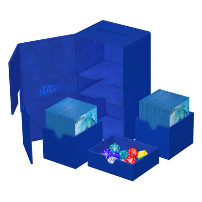 Ultimate Guard Twin Flip'n'tray 200+ Xenoskin - Plava