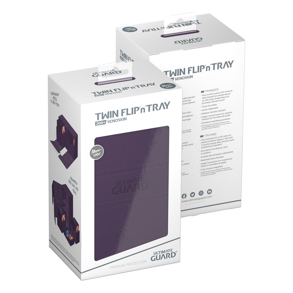 Ultimate Guard Twin Flip'n'Tray 200+ Xenoskin - lila