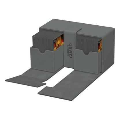 Ultimate Guard Twin Flip'n'Tray 200+ Xenoskin - Grå