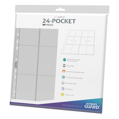 Pagine del quadrowwrow a 24 tasche di guardia Ultimate (10)-trasparente
