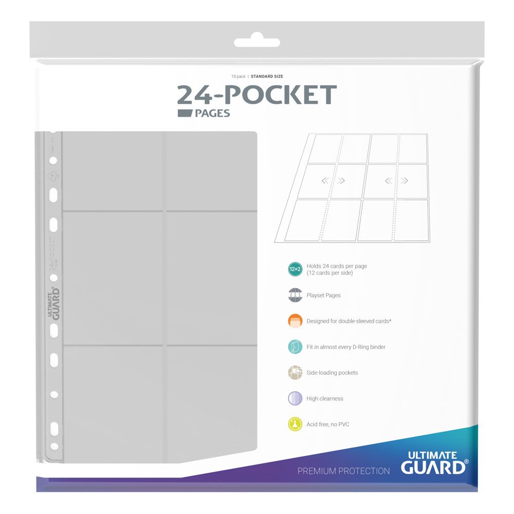 Pagine del quadrowwrow a 24 tasche di guardia Ultimate (10)-trasparente