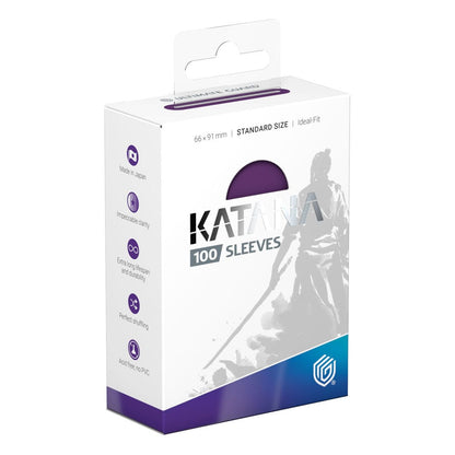 Ultimate Guard Katana Sleeves Standardstørrelse (100) - Iris Bloom