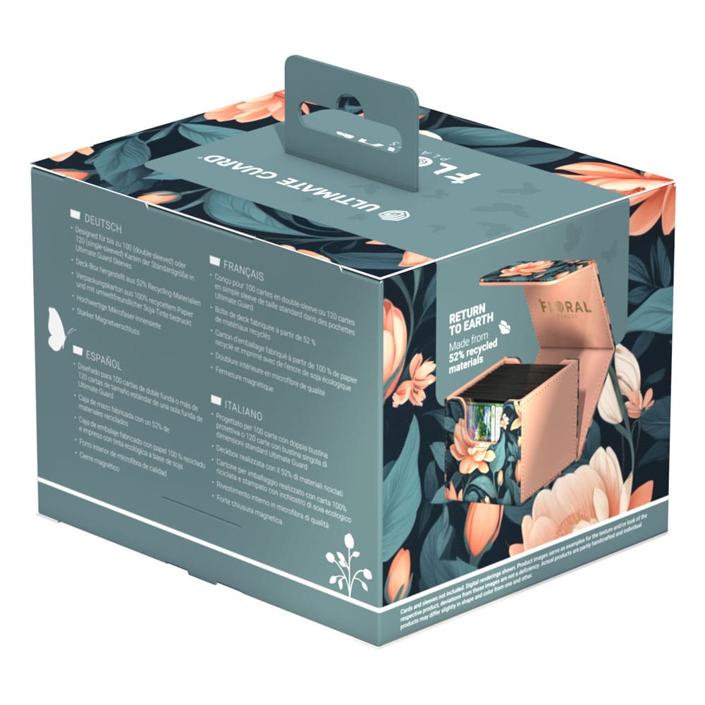 Ultimate Guard Sidewinder 100+ Xenoskin "Floral Places" - Tyst glade