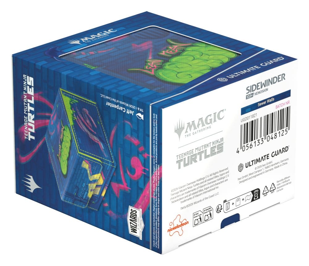 Ultimate Guard Sidewinder 133+ Xenoskin Magic: The Gathering | Tartarughe Ninja - Pizza Blu