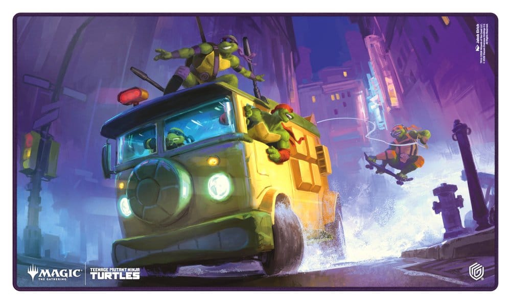 Ultimate Guard Play-Mat Magic: The Gathering | Teenage Mutant Ninja Turtles - Sort Usædvanlig