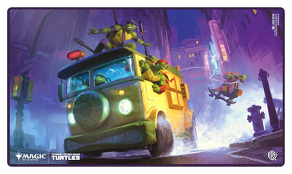 Ultimate Guard Play-Mat Magic: The Gathering | Teenage Mutant Ninja Turtles - Sort Usædvanlig