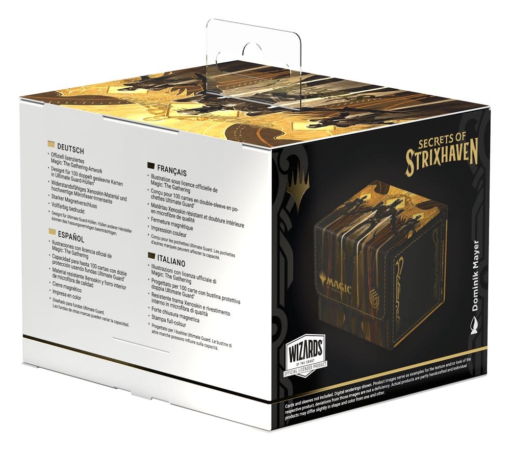 Ultimate Guard Sidewinder 100+ Xenoskin Magic: The Gathering "Secrets of Strixhaven" - Raro bianco (Arte alternativa)