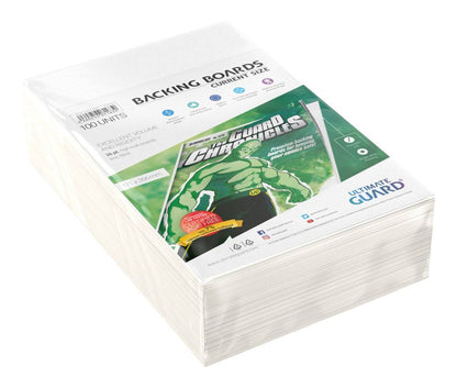 Ultimate Guard Comic Backing Boards (100) - Aktuel størrelse