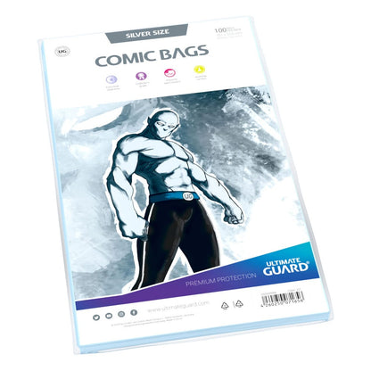 Ultimate Guard Comic Sacs Standard (100) - Taille d'argent