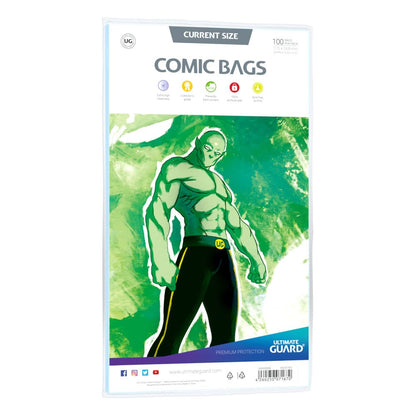 Ultimate Guard Comic Bags Standard (100) - Aktuell storlek