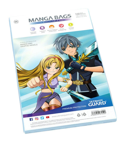 Ultimate Guard Manga Bags wiederverschleißbar (100)