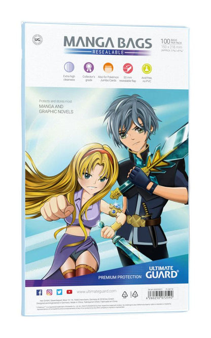 Ultimate Guard Manga Bags wiederverschleißbar (100)