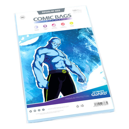 Ultimate Guard Comic Torbalar Yeniden Yapılabilir (100) - Normal Boyut