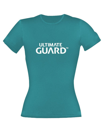 Ultimate Guard Ladies T-skjorte Wordmark Petrol Blue