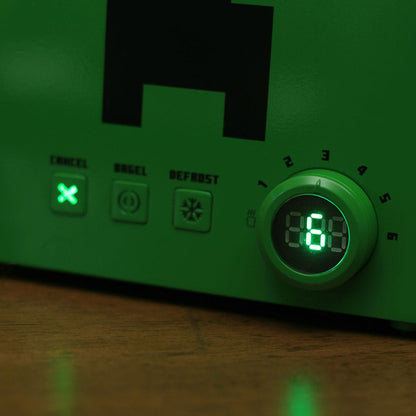 Minecraft Brödrost Grön Creeper Cube
