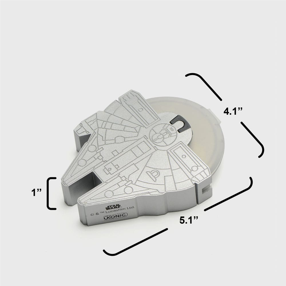 Coupe-pizza Star Wars Faucon Millenium