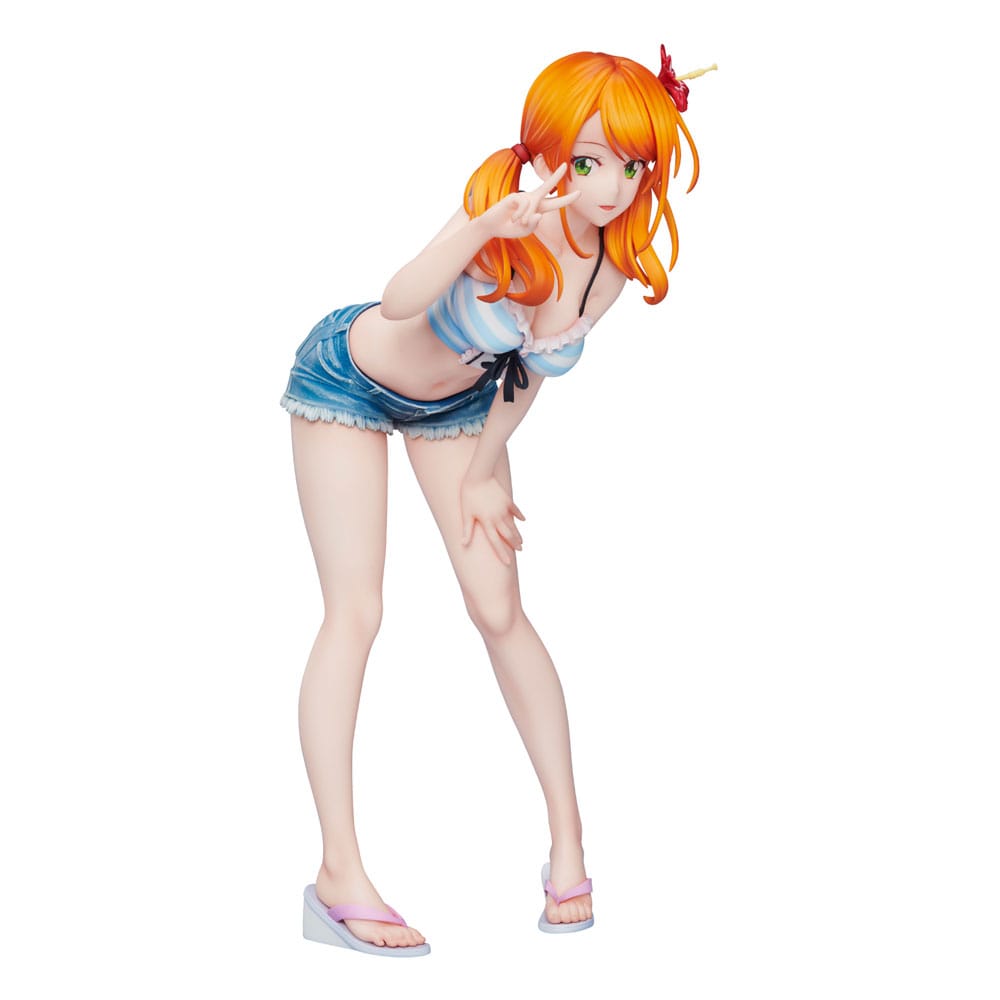 Het café -terras en zijn godinnen standbeeld pvc tsukishima ryusei 21 cm