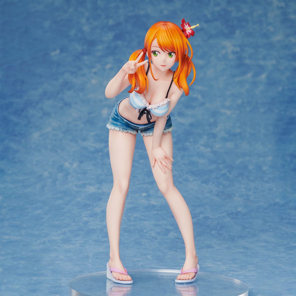 Het café -terras en zijn godinnen standbeeld pvc tsukishima ryusei 21 cm
