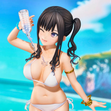 Originele illustratie PVC standbeeld Kaede Illustratie Miyuki Sasaki Summer Cloud White Bikini Ver. 25 cm