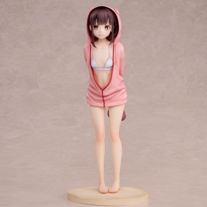 Carattere originale PVC Statue Swimsuit Hoodie Misaki Illustrazione di Jonsun 26 cm