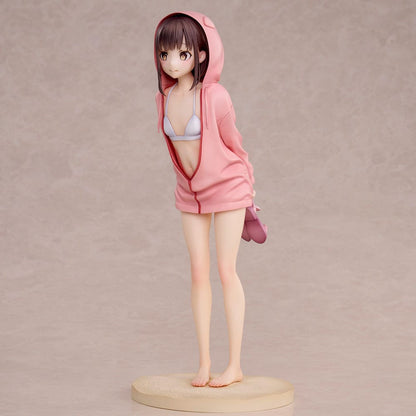 Carattere originale PVC Statue Swimsuit Hoodie Misaki Illustrazione di Jonsun 26 cm