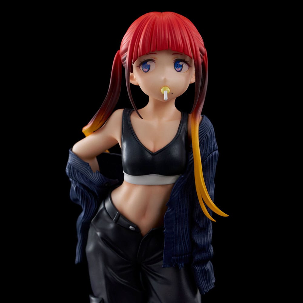 Gridman Universe Zozo Black Collection Statue Pvc Chise Asukagawa 21 cm