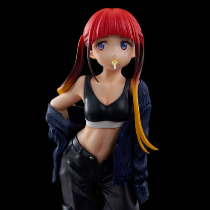 Gridman Universe Zozo Black Collection Statue Pvc Chise Asukagawa 21 cm