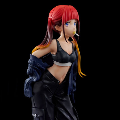 Gridman Universe Zozo Black Collection Statue Pvc Chise Asukagawa 21 cm