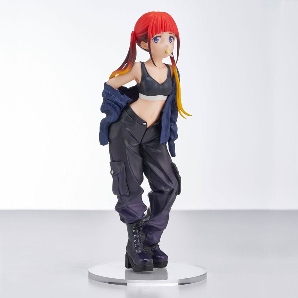 Gridman Universe Zozo Black Collection Statue Pvc Chise Asukagawa 21 cm