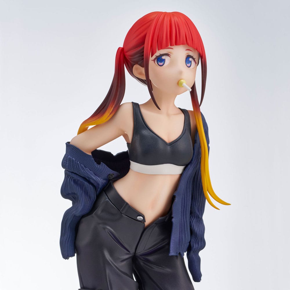 Gridman Universe Zozo Black Collection Statue Pvc Chise Asukagawa 21 cm