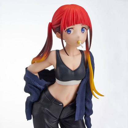 Gridman Universe Zozo Black Collection Statue Pvc Chise Asukagawa 21 cm