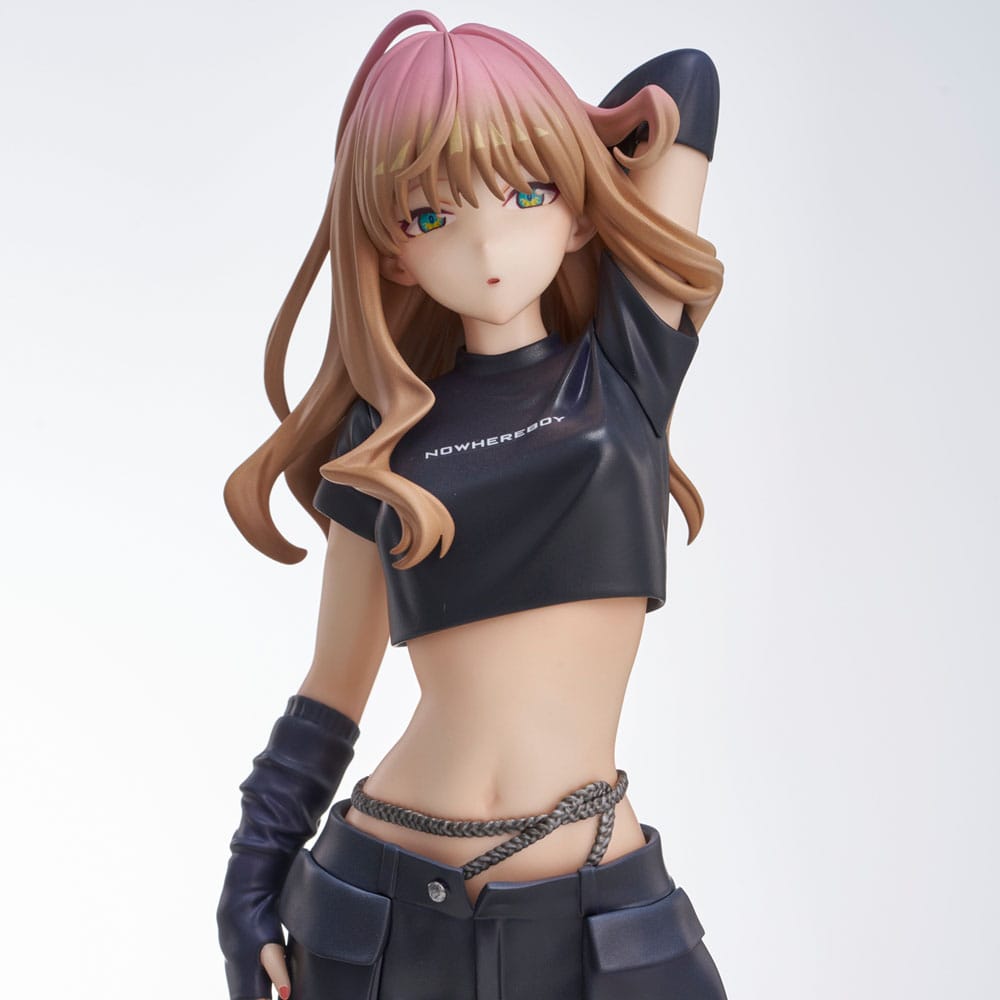Gridman Universe Zozo Siyah Koleksiyon Heykeli PVC Yume Minami 24 Cm