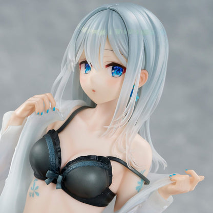 Origineel personage PVC-standbeeld 1/7 Silver-Haired Girl Sky Blue Morning Special Outfit Ver. door Fuumi Illustratie 16 cm