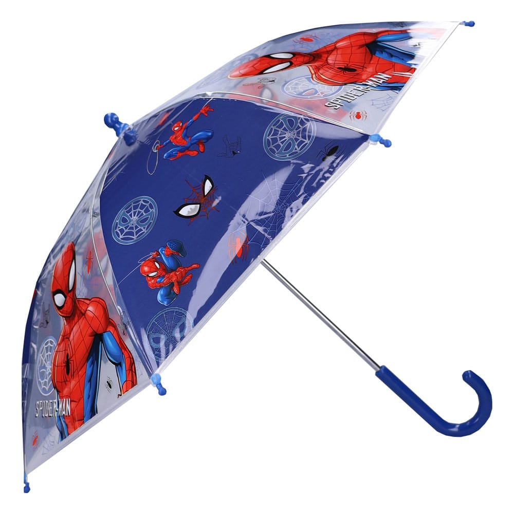 Spider-Man Paraguas Días Lluviosos Azul