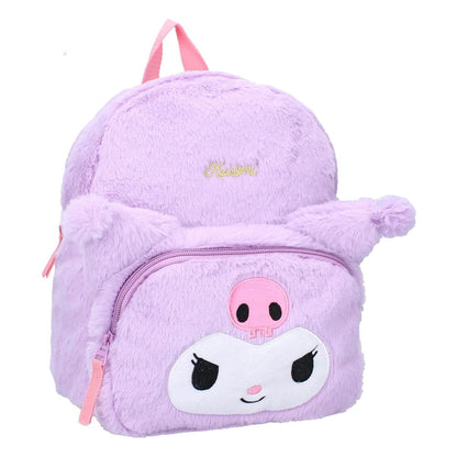 Sanrio Rucksack Kuromil Fluffy Festival Lila 26 cm