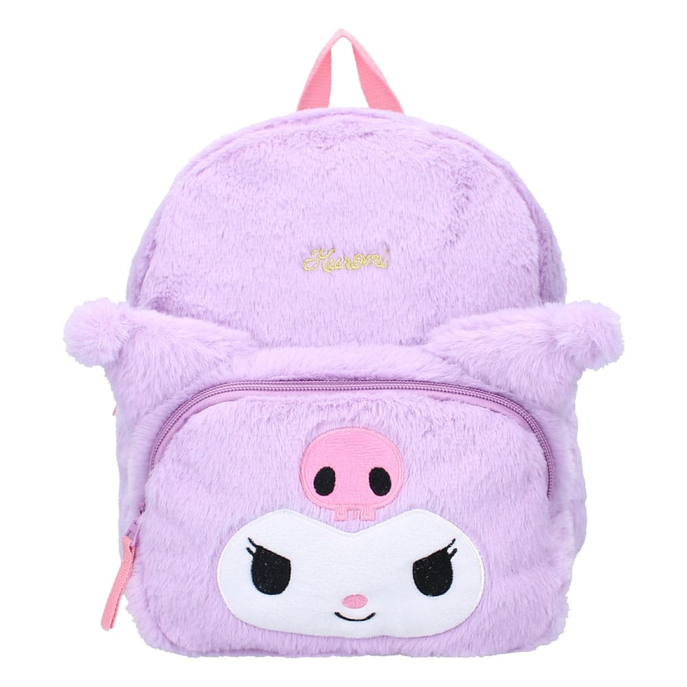 Sanrio Rucksack Kuromil Fluffy Festival Lila 26 cm
