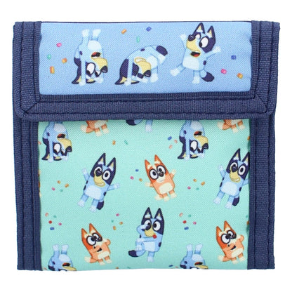 Portafoglio bluey nero bluey migliori amici divertimento