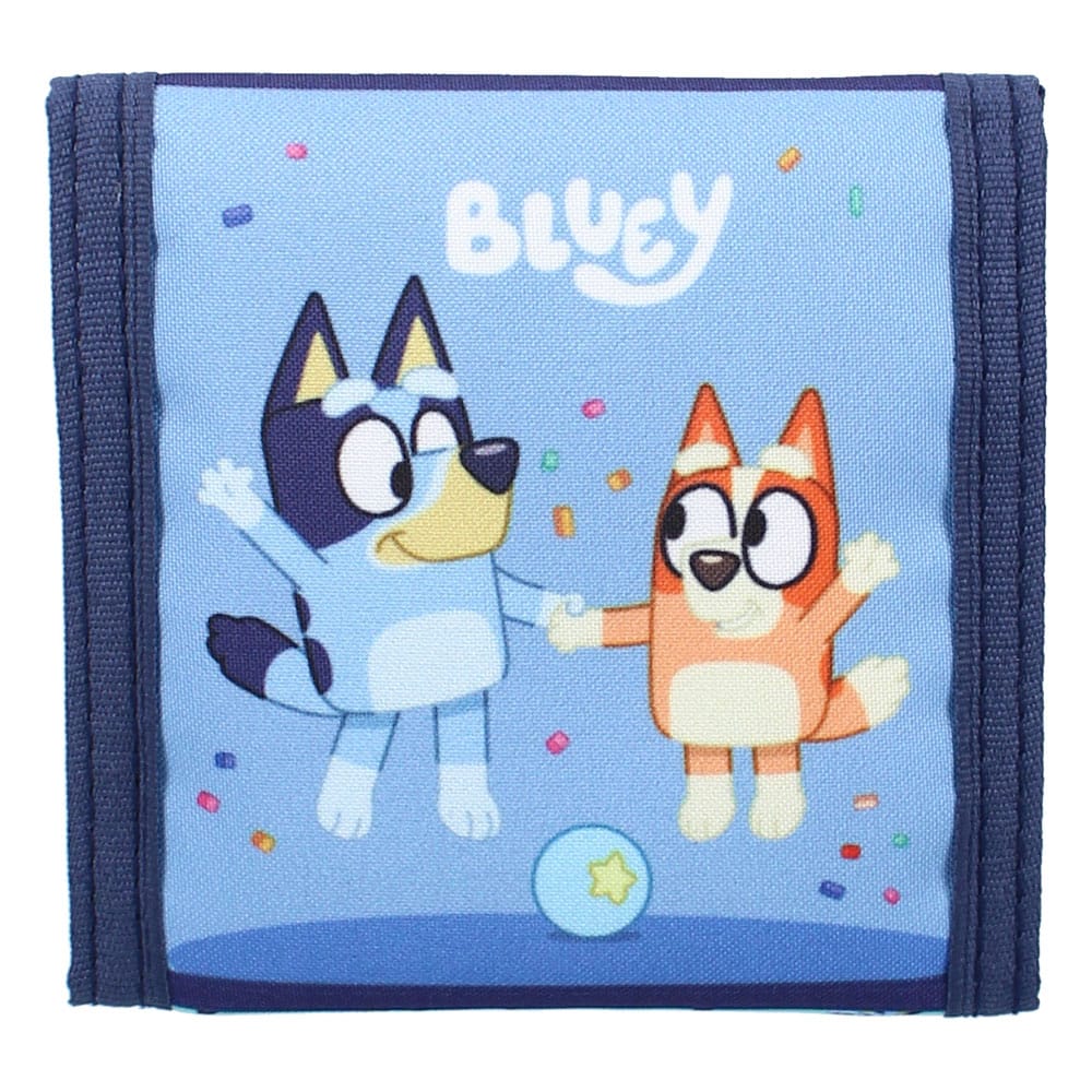 Portafoglio bluey nero bluey migliori amici divertimento