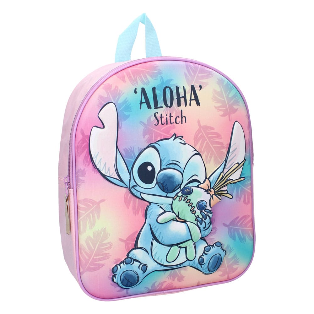 Lilo & Stitch 3D Mochila puntada simplemente sentado especial