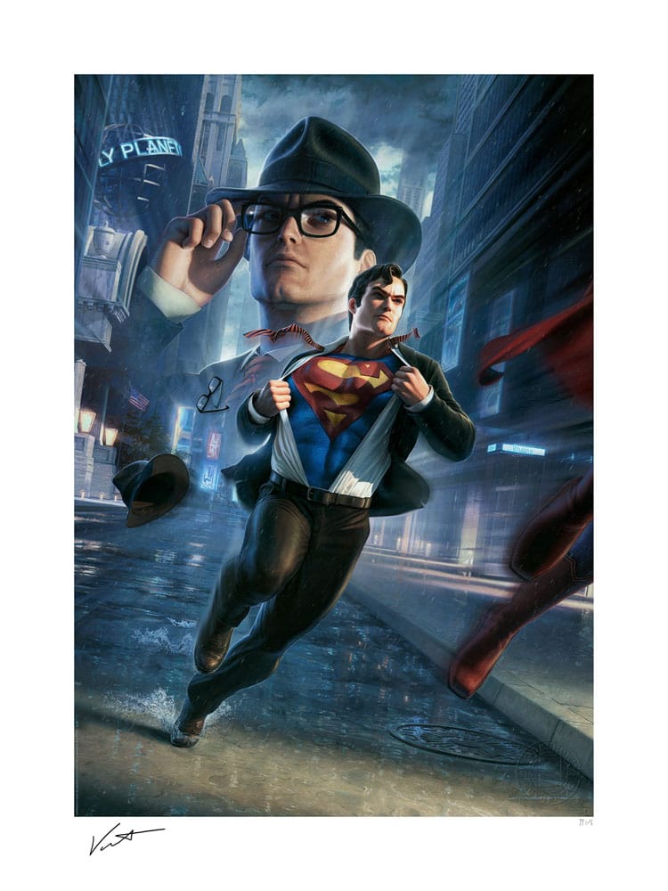 DC Comics Art Print Superman: Appel à l'action 46 x 61 cm - sans cadre